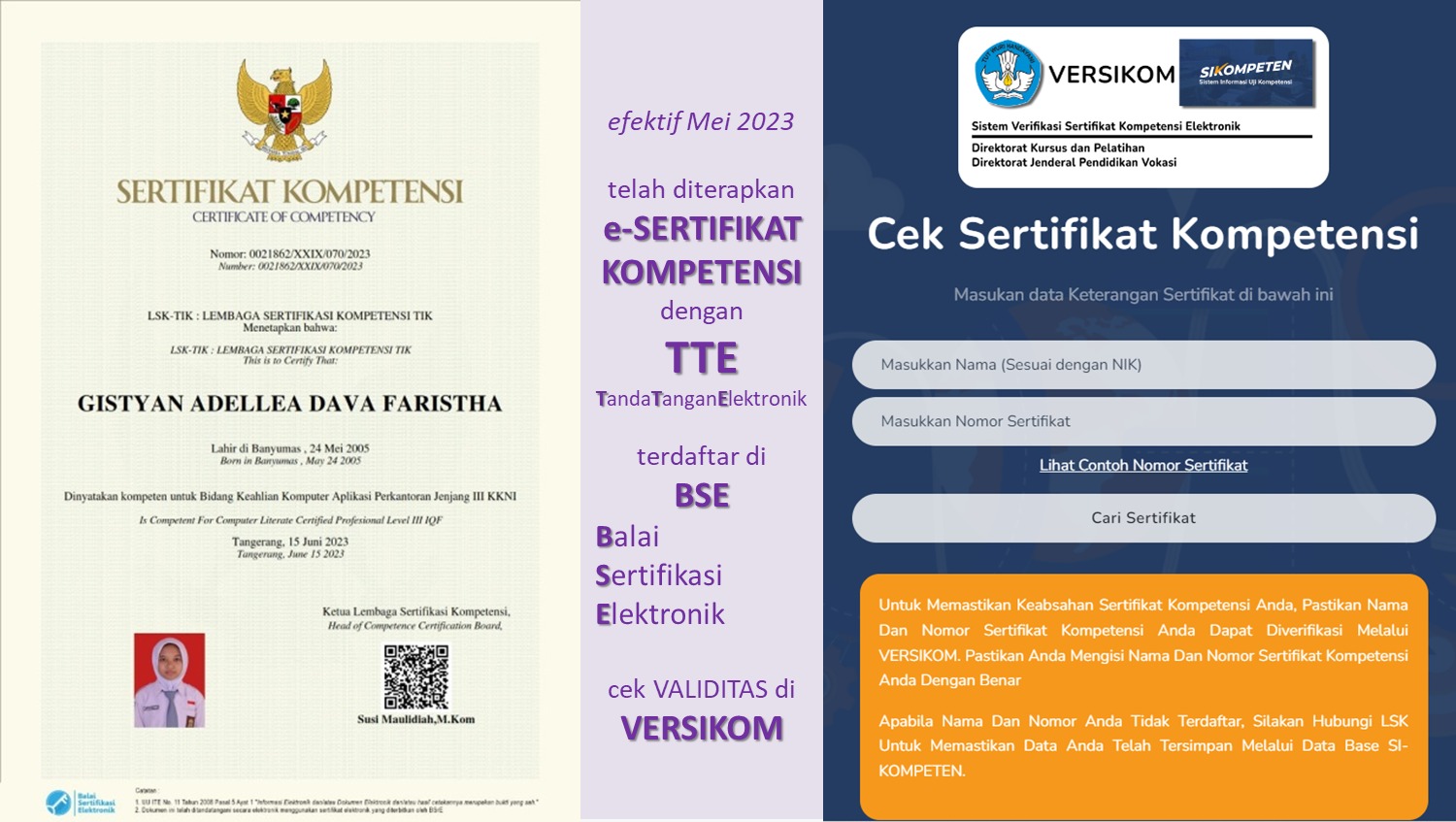 Contoh Sertifikat Kompetensi